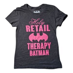Holy Retail Therapy Batman Gray T-Shirt